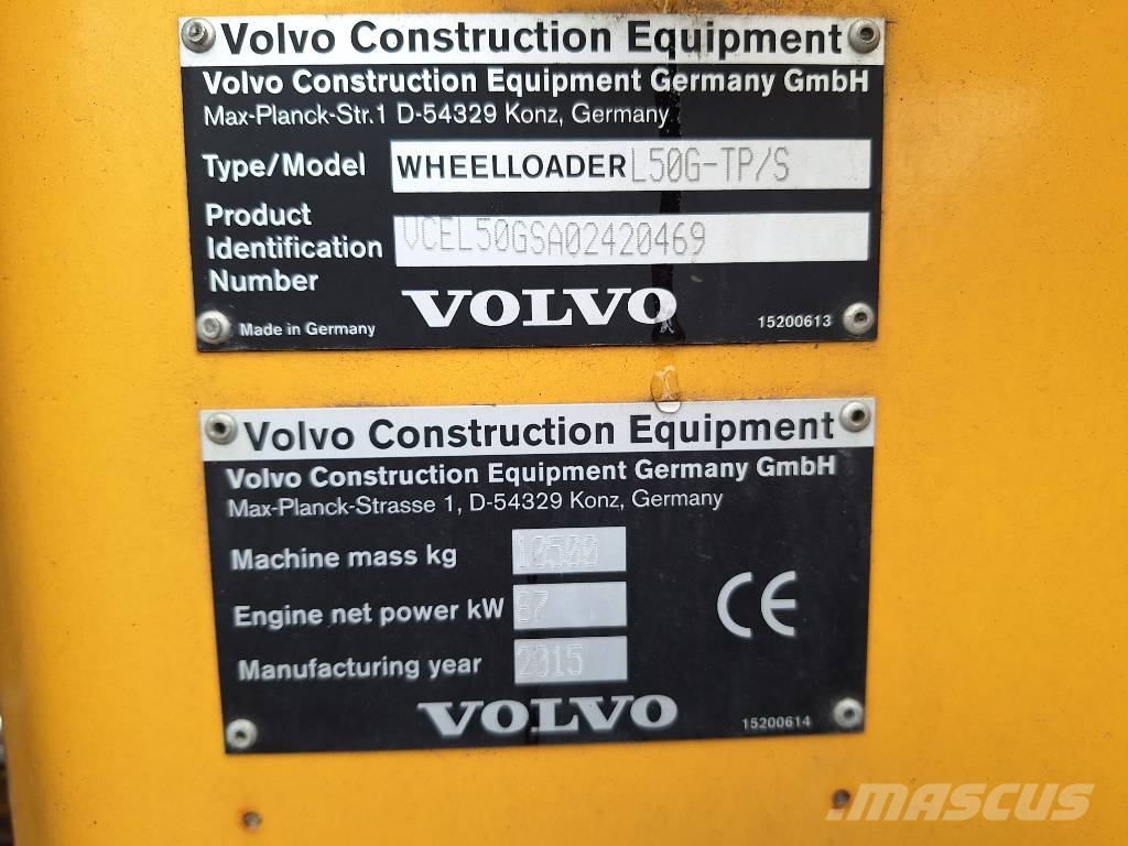 Volvo L 50 G Rataslaadurid