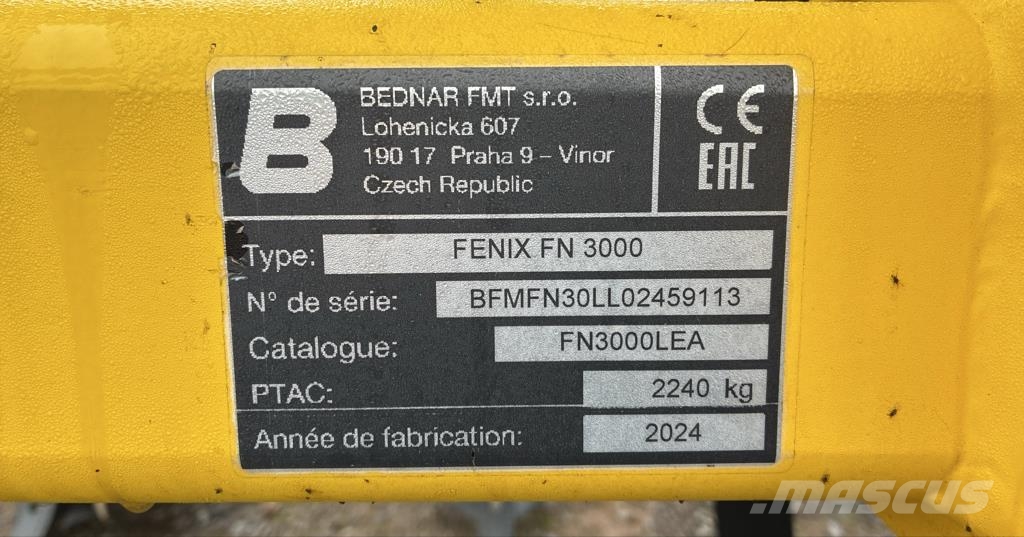 Bednar Fenix FN 3000 Cultivators