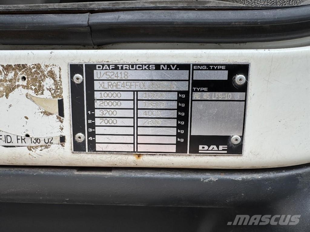 DAF LF45-180 Palfinger PK 3400 - 3 EURO V رافعات صالحة لكل أنواع الطرق