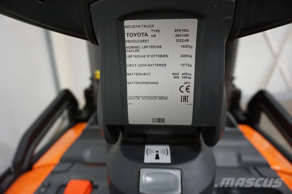 Toyota SPE160L Meeloop stapelaar
