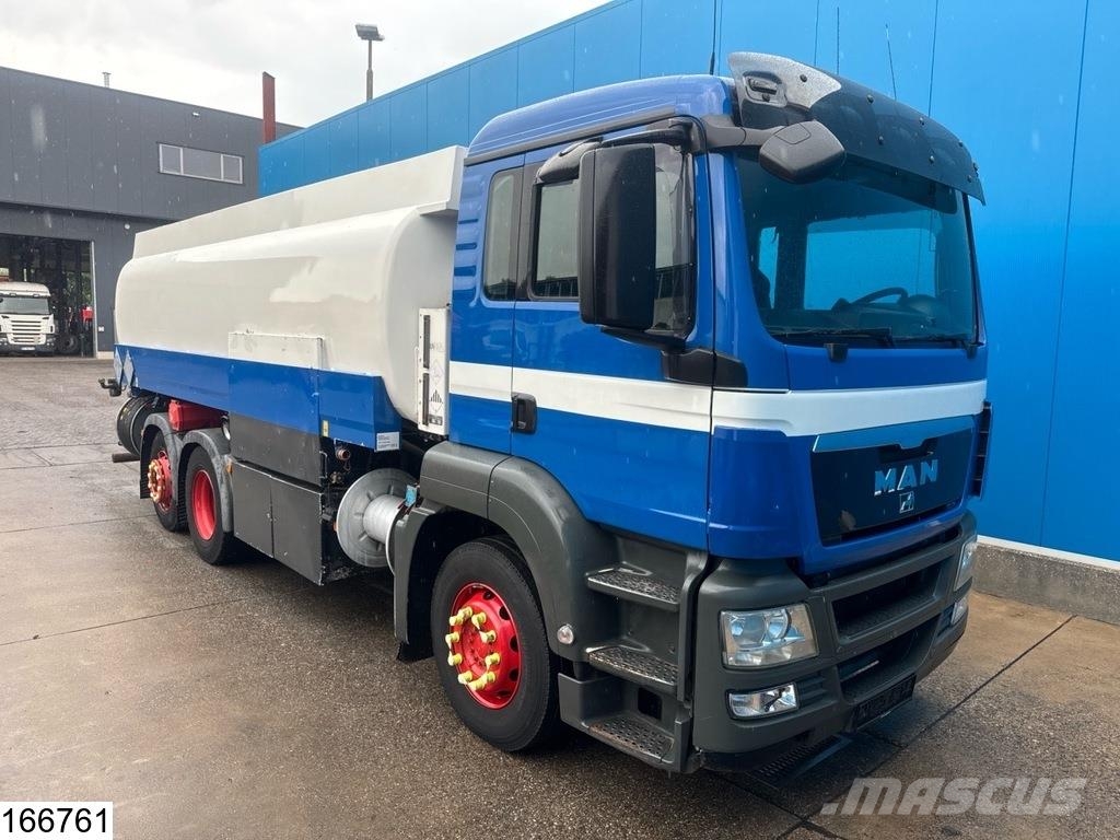 MAN TGS 26 320 6x2, EURO 5, 20120 Liter, 3 Comp, PTO, Цистерна