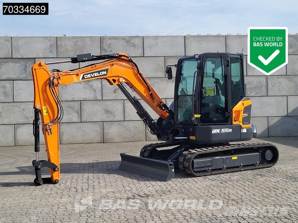 Develon DX55 R-7 A/C Mini bagri <7t
