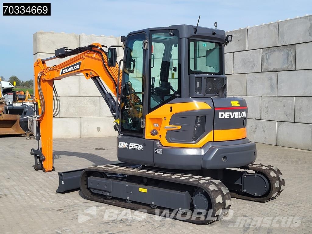 Develon DX55 R-7 A/C Mini bagri <7t