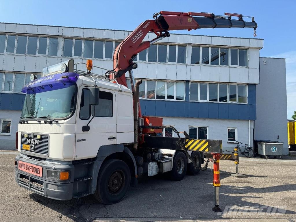 MAN 28.403 6X4 EURO 2 - FASSI F520XP + REMOTE CONTROL Cavalos mecânicos