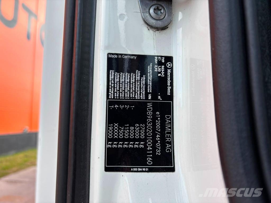 Mercedes-Benz Antos 2543 6x2*4 SUPRA 1250 Mt / BOX L=8554 mm شاحنات بدرجة حرارة قابلة للضبط