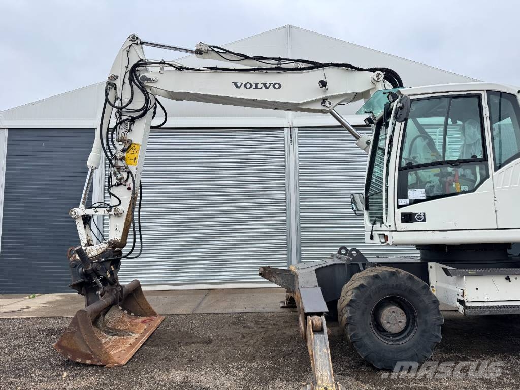 Volvo EW160D - 3 Buckets + 1 Grappler! / Triple Boom Mobilbagger