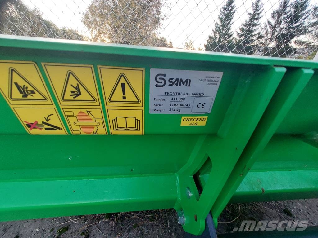 Sami 3000 HD puskulevy Hóeltakarítók