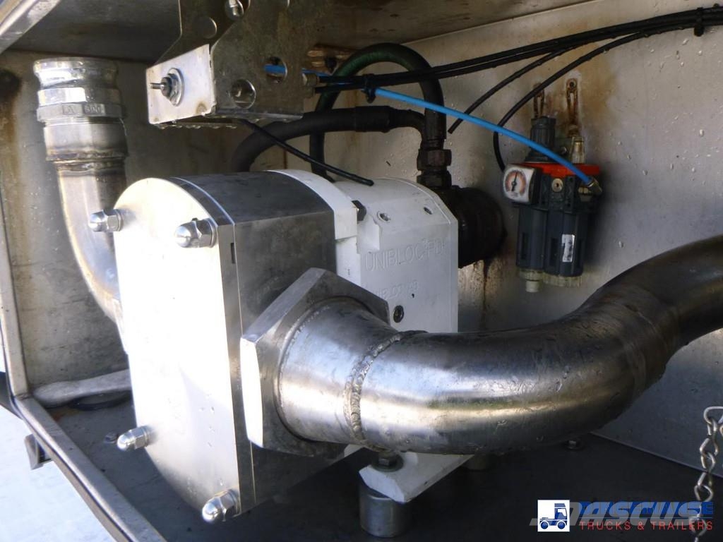 Feldbinder Chemical tank inox 30 m3 / 1 comp + pump Напівпричепи-автоцистерни