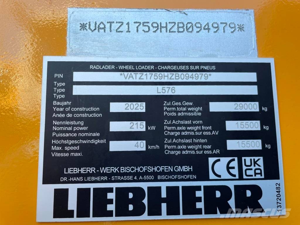 Liebherr L 576 Wielladers