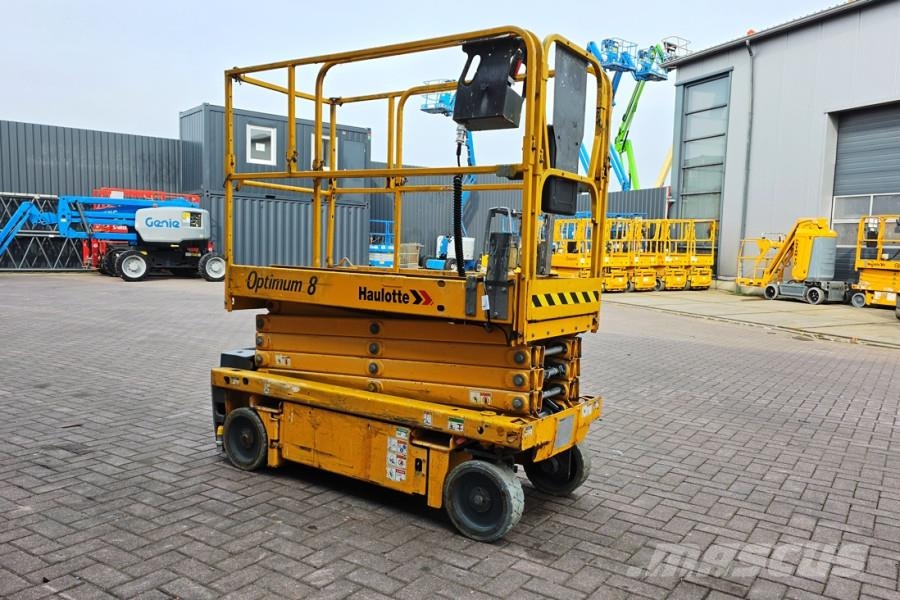 Haulotte Optimum 8 Electric, 7.77m Working Height, 230kg Ca Schaarhoogwerkers