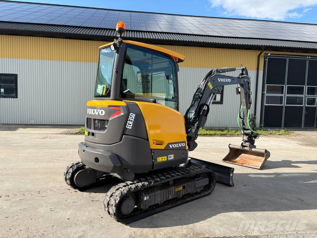 Volvo ECR35D minigrävare, sv-såld, rototilt, c-smörj Miniekskavaatorid < 7 t