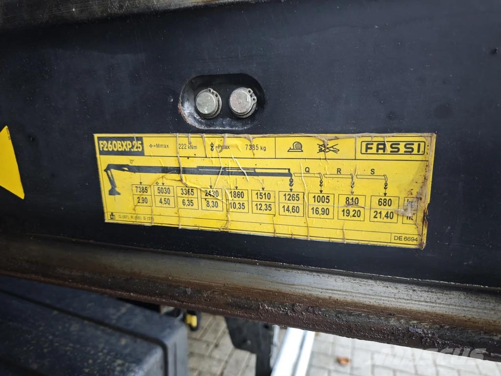 MAN TGS 26.440 6x2 Fassi F260XP Visurgājēji celtņi
