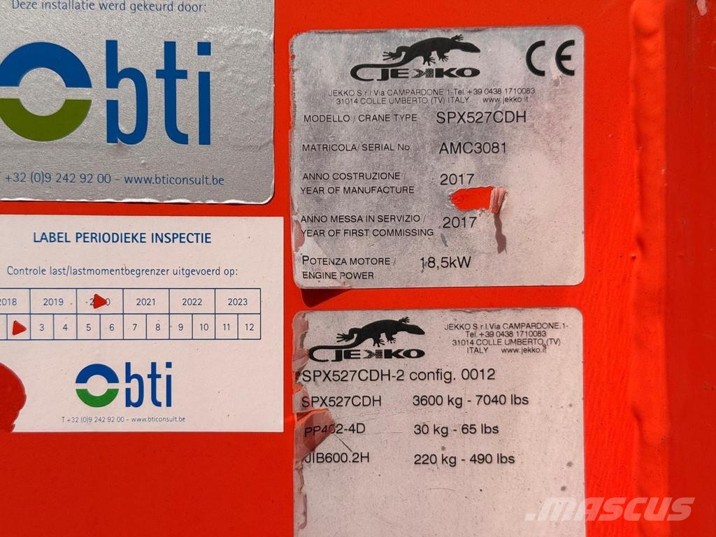 Jekko SPX527CDH رافعات سلة تلسكوبية