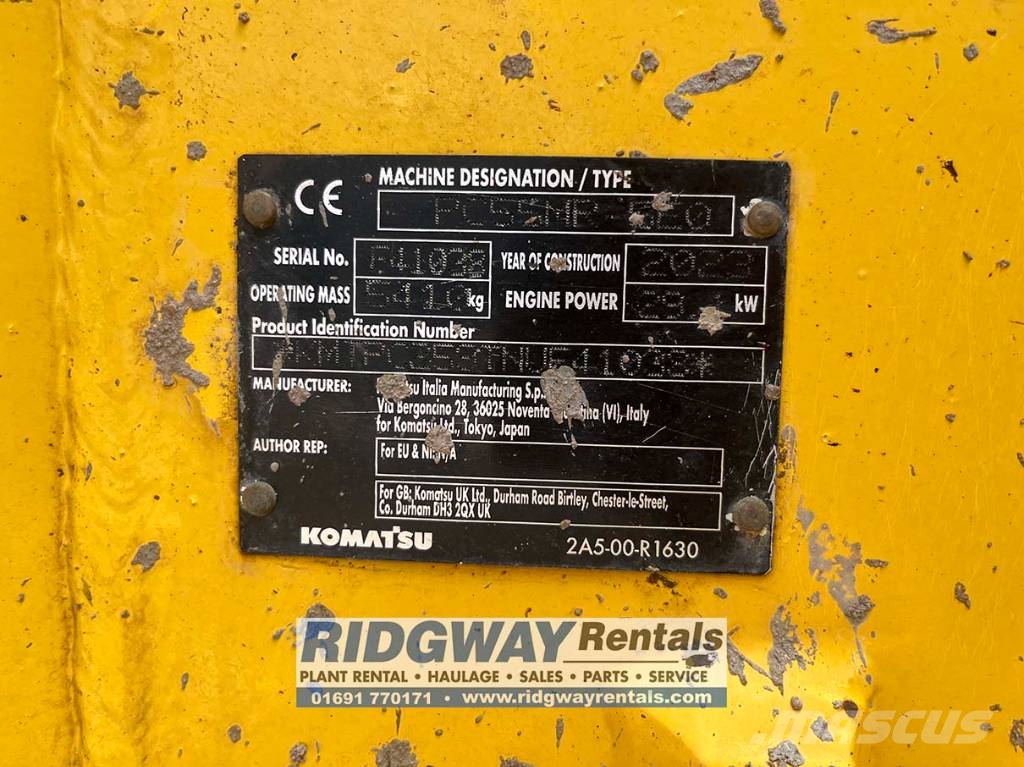 Komatsu PC 55 MR-5 Minikoparki