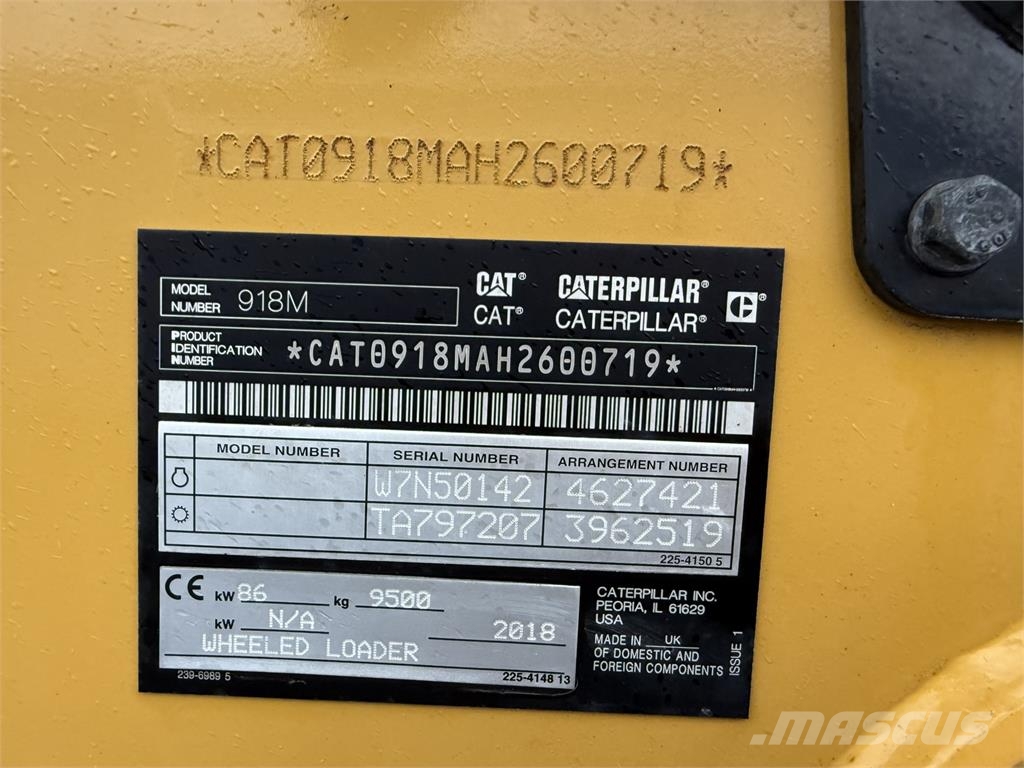 CAT 918M Wheel loaders