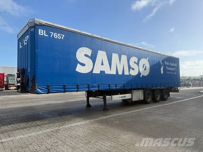 Krone 3 axle Curtainsider / Planenauflieger Tentinės puspriekabės