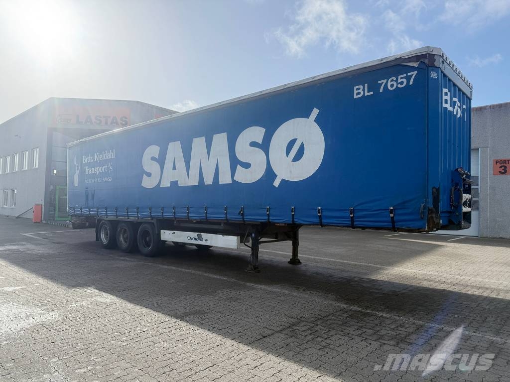 Krone 3 axle Curtainsider / Planenauflieger Tentinės puspriekabės