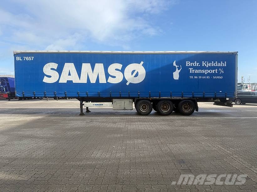 Krone 3 axle Curtainsider / Planenauflieger Tentinės puspriekabės