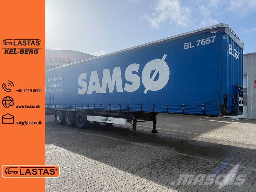 Krone 3 axle Curtainsider / Planenauflieger Tentinės puspriekabės