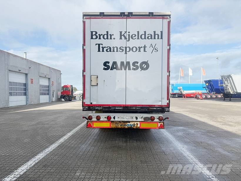 Krone 3 axle Curtainsider / Planenauflieger Tentinės puspriekabės