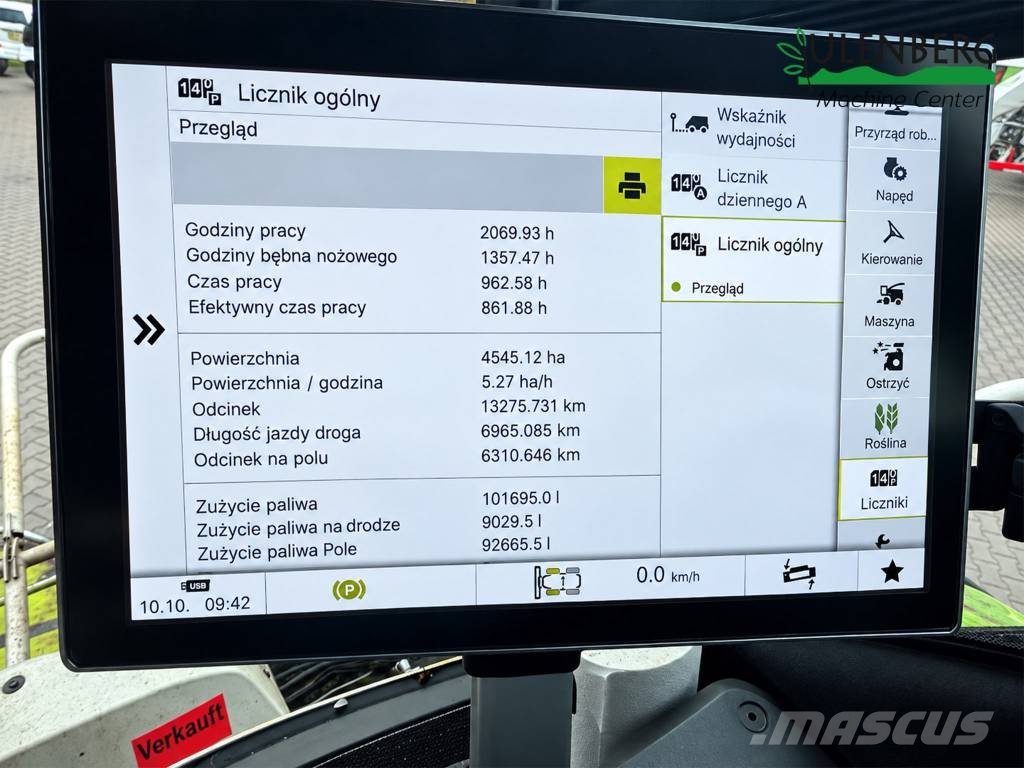 CLAAS Jaguar 960 TerraTrac Кормозбиральні комбайни