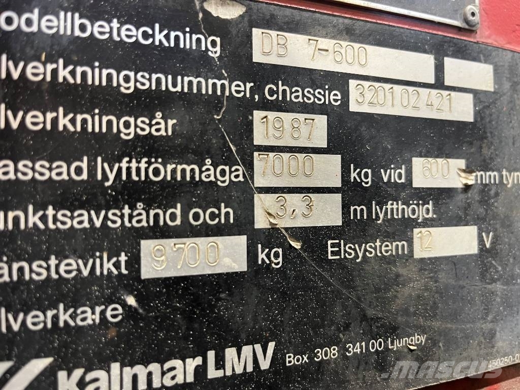 Kalmar DB 7-600 Dīzeļa autoiekrāvēji