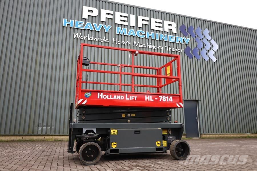 Holland Lift Ecostar HL-7814 Electric, 10m Working Height, 450k Ножничные подъемники