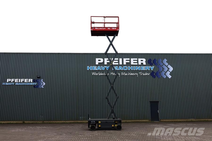 Holland Lift Ecostar HL-7814 Electric, 10m Working Height, 450k Ножничные подъемники