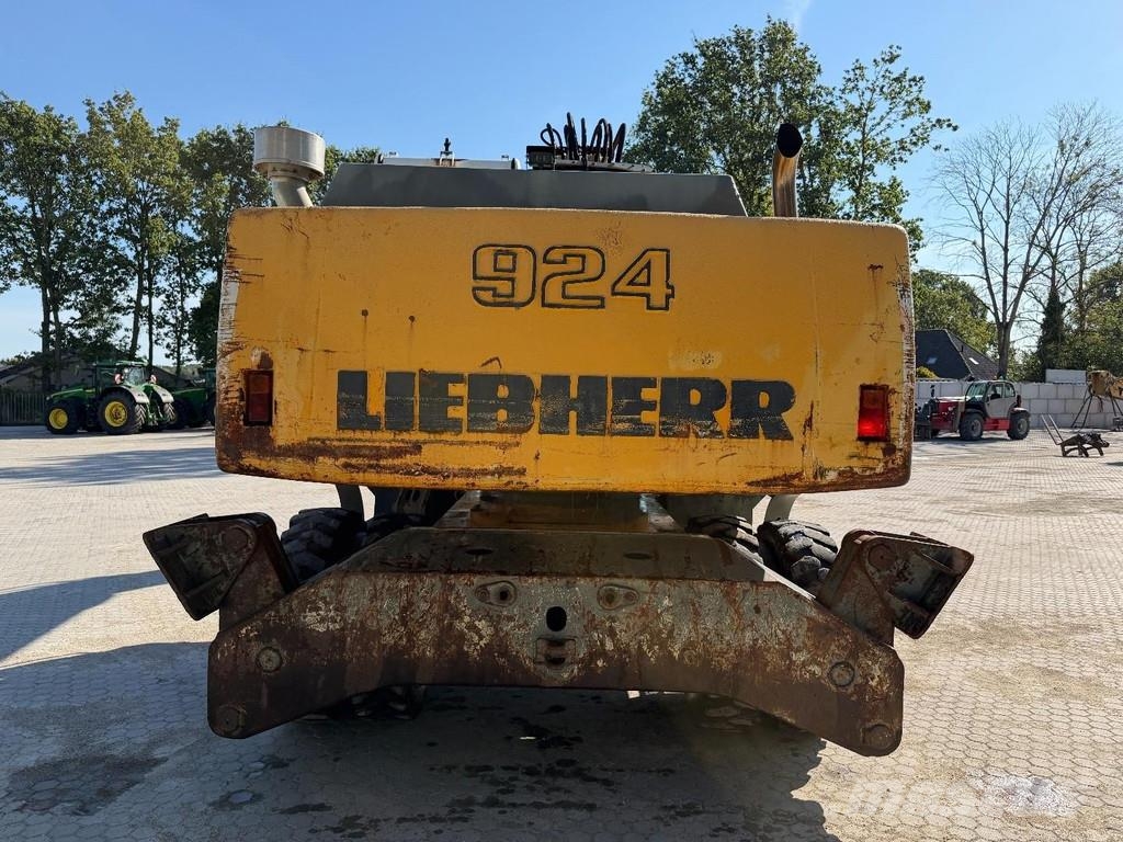 Liebherr A924B Litronic 2x bucket // AIRCON // Outriggers Εκσκαφείς με τροχούς - λάστιχα