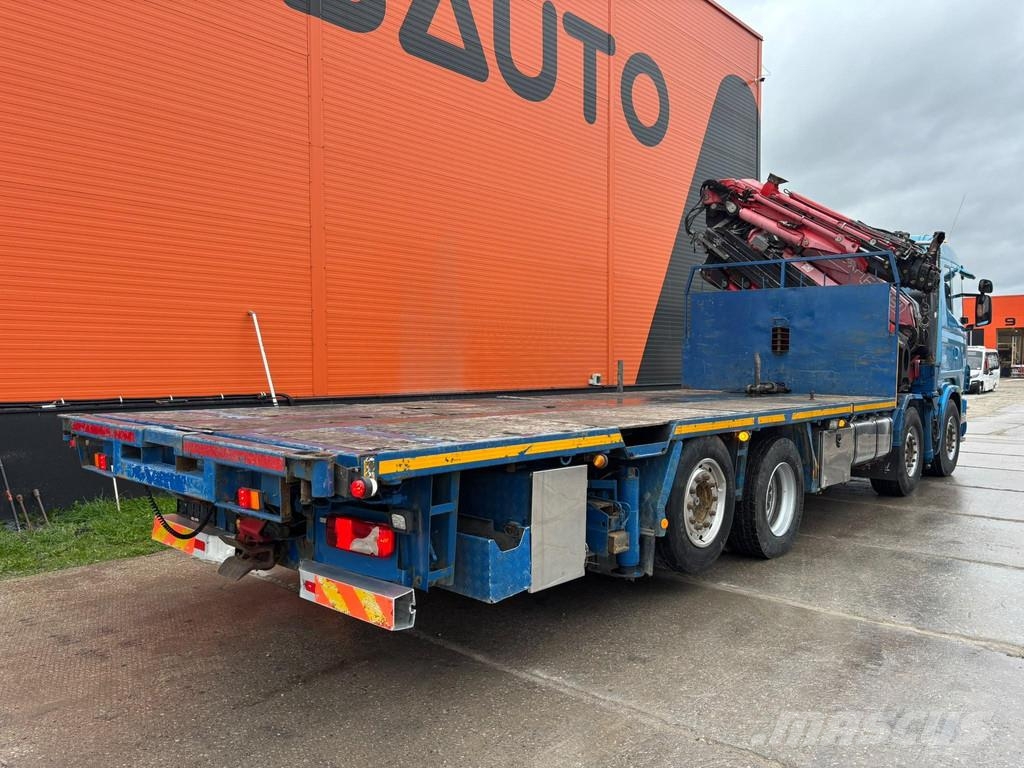 Scania R 124 470 8x2*6 FASSI F800 AXP.26 YEAR 2004 + JIB Kranwagen