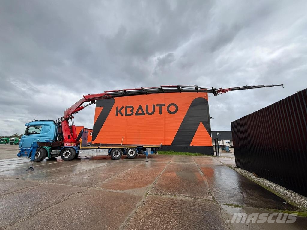 Scania R 124 470 8x2*6 FASSI F800 AXP.26 YEAR 2004 + JIB Kranwagen