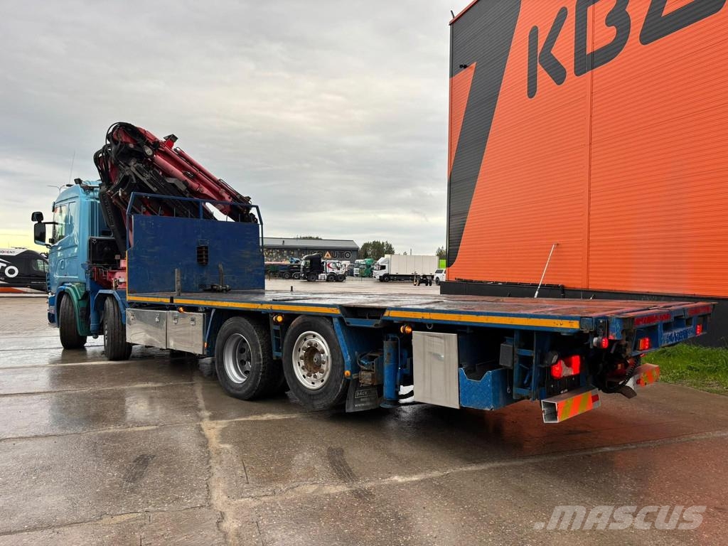 Scania R 124 470 8x2*6 FASSI F800 AXP.26 YEAR 2004 + JIB Kranwagen