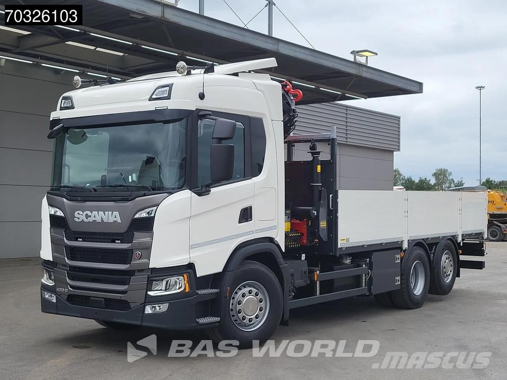 Scania G420 6X2 New! Palfinger PK24.001 SLD 5 Crane Kran Вантажівки-платформи/бокове розвантаження