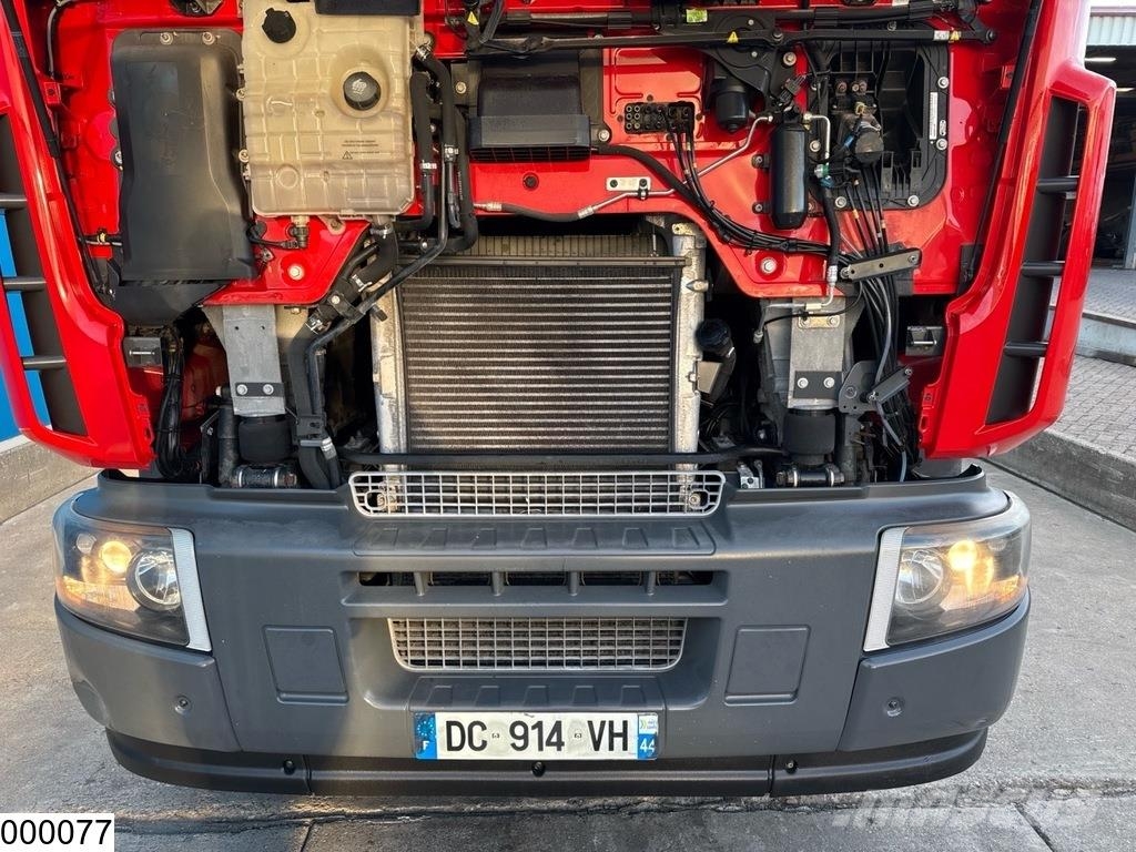 Renault Lander 380 Dxi 8x2, EURO 5, Fassi, Remote Flatbed / Dropside trucks