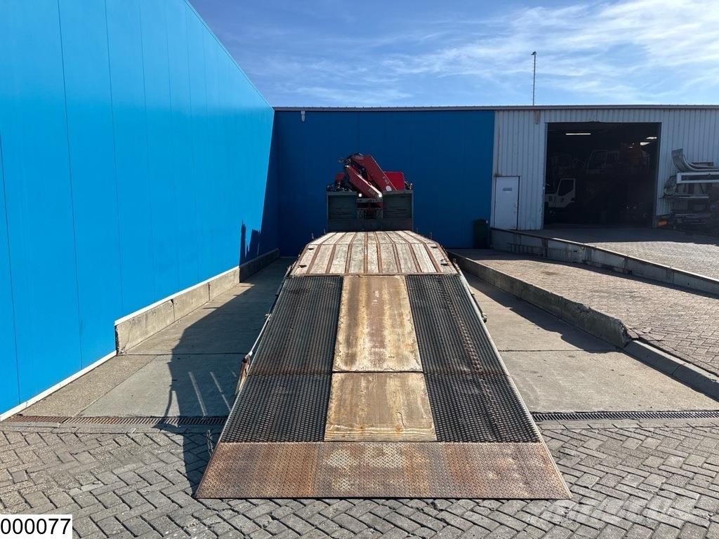 Renault Lander 380 Dxi 8x2, EURO 5, Fassi, Remote Flatbed / Dropside trucks