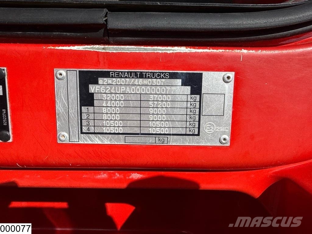 Renault Lander 380 Dxi 8x2, EURO 5, Fassi, Remote Flatbed / Dropside trucks