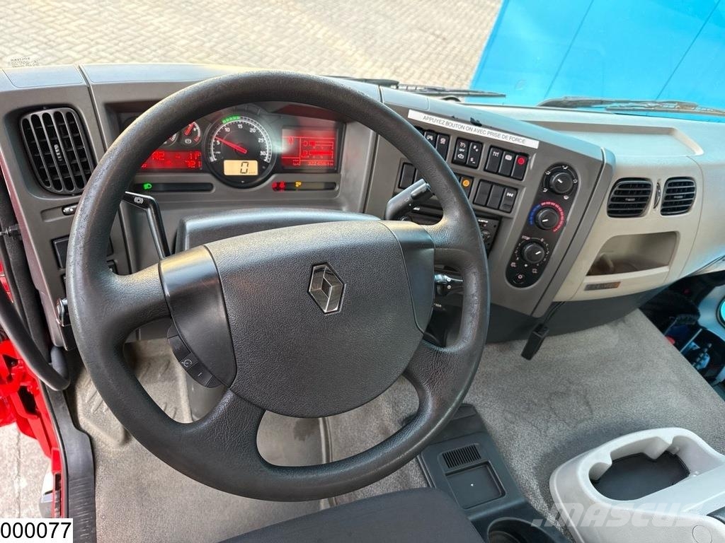 Renault Lander 380 Dxi 8x2, EURO 5, Fassi, Remote Flatbed / Dropside trucks