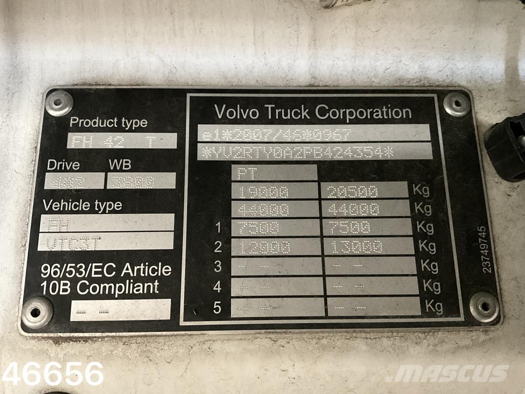 Volvo FH 460 Voith Retarder!! Naudoti vilkikai