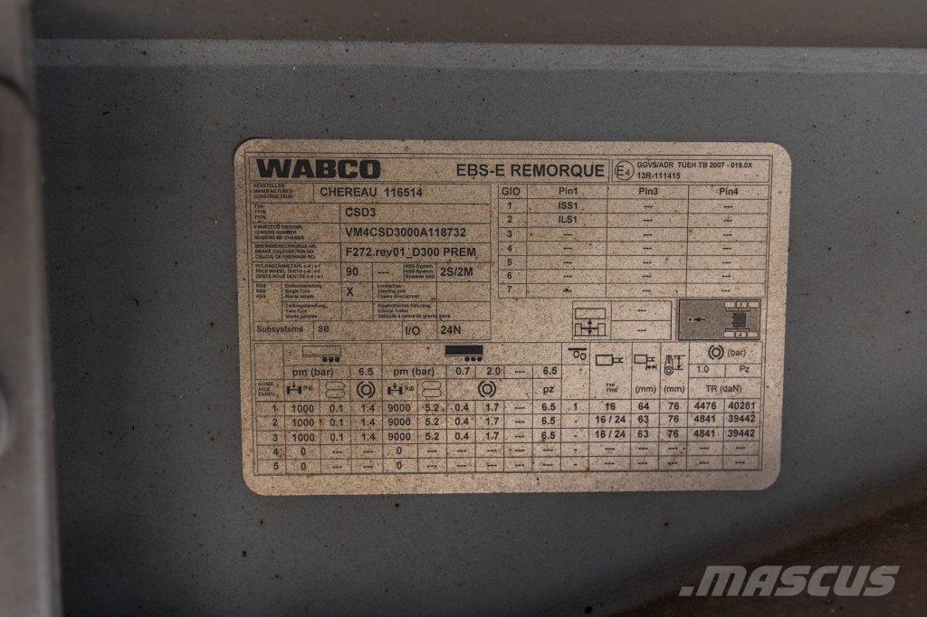 Chereau +CARRIER VECTOR 1950 MONO Temperature controlled semi-trailers
