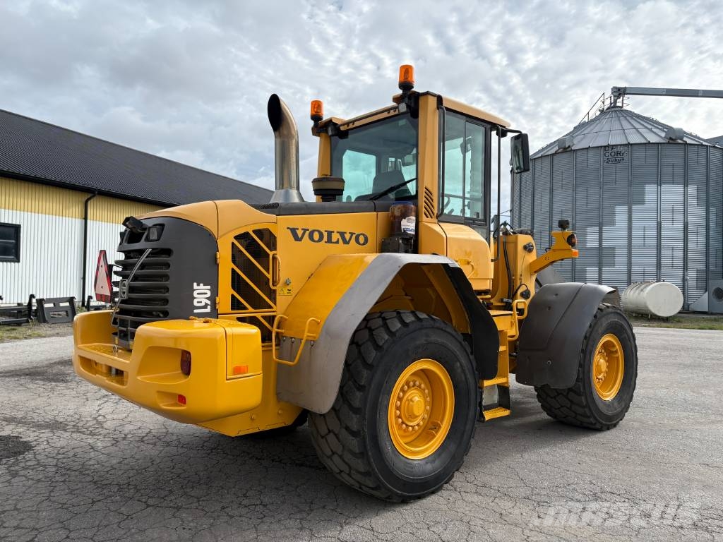 Volvo L90F lastmaskin, spakstyrning Hjullastare