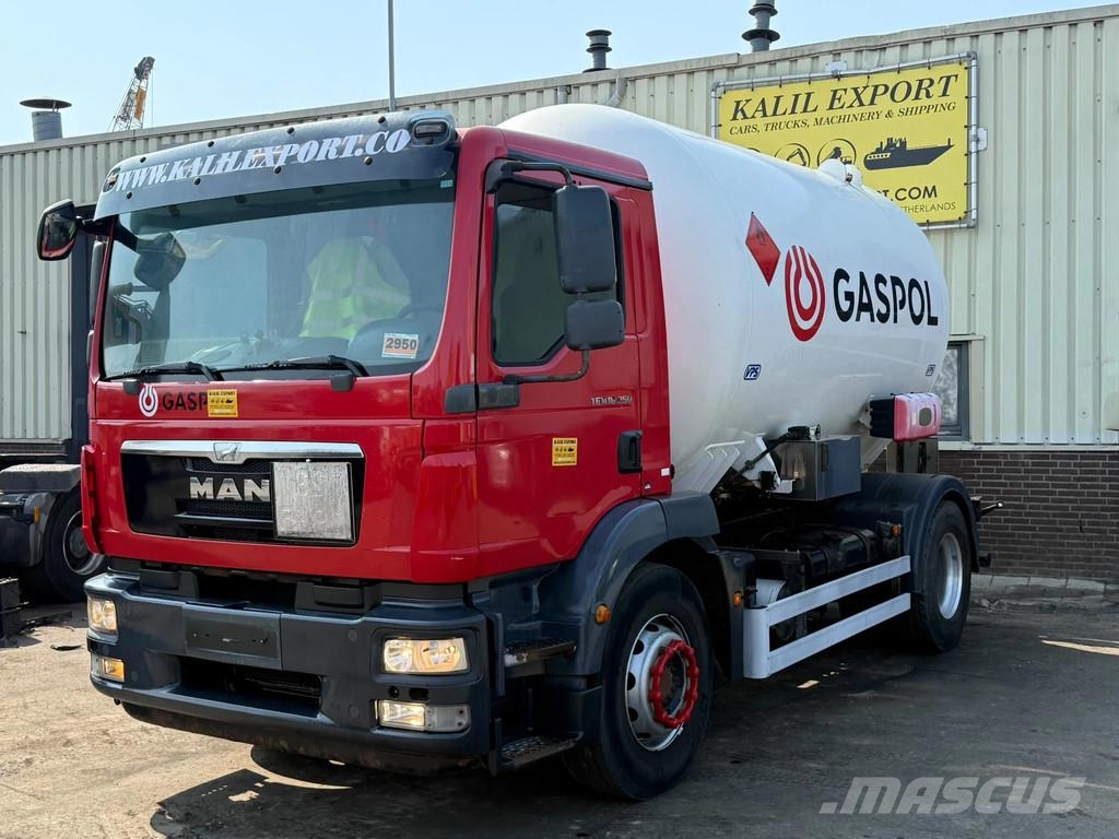 MAN TGM 18.250 GAS LPG GAZ Truck - 15.420 Liters - Com Tovornjaki cisterne