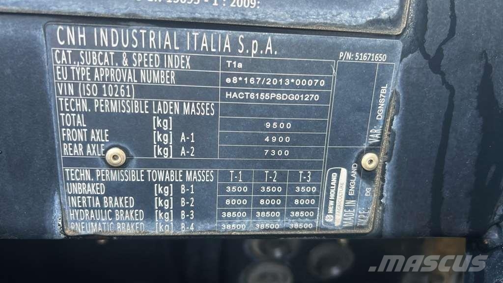 New Holland T6.155 Tractor Tractors