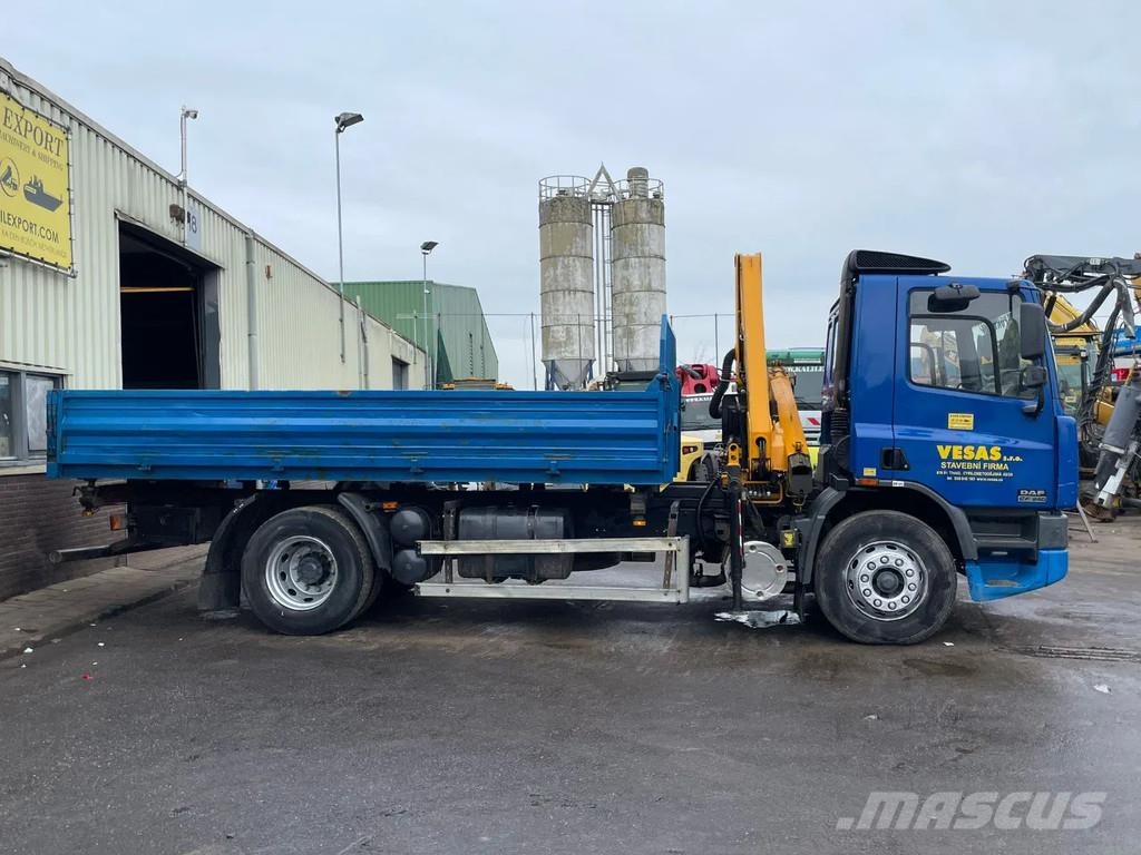 DAF CF 65 .240 Euro 2 Manual Mech Pump Tipper + Crane Damperli kamyonlar