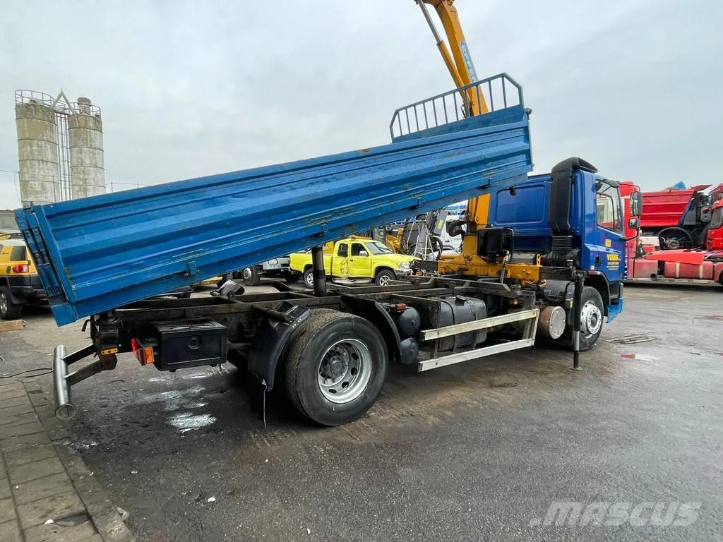 DAF CF 65 .240 Euro 2 Manual Mech Pump Tipper + Crane Damperli kamyonlar