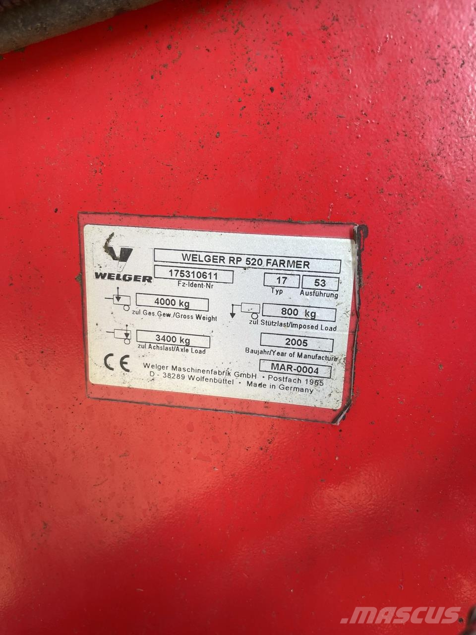 Welger Rp 520 Rundballenpressen