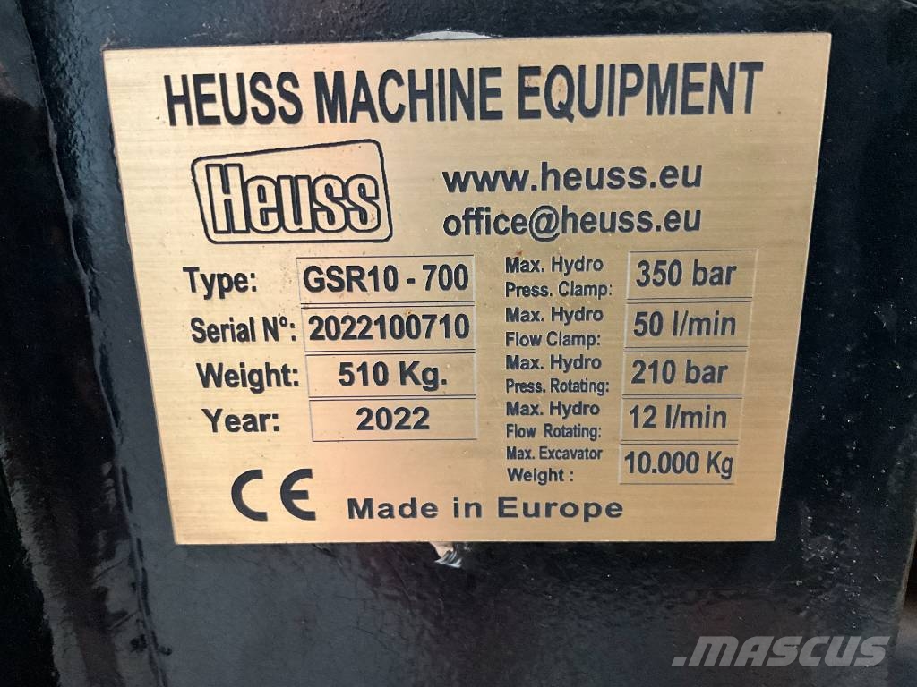  Heuss gsr 10-700 Grijpers