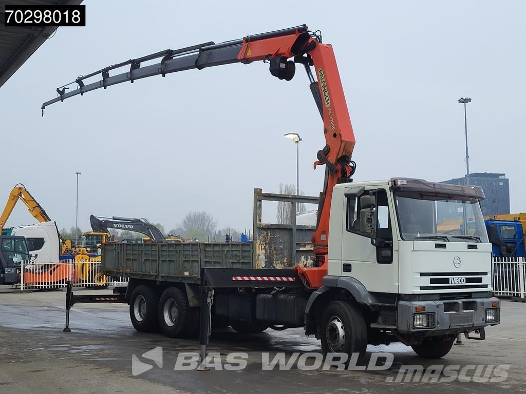 Iveco 260E30H EuroTrakker 6X4 Palfinger PK27000 E Kran c Flatbed / Dropside trucks