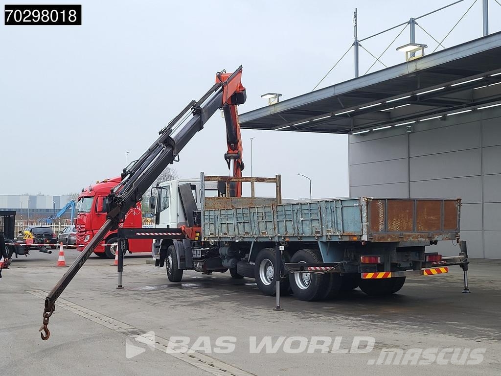 Iveco 260E30H EuroTrakker 6X4 Palfinger PK27000 E Kran c Flatbed / Dropside trucks