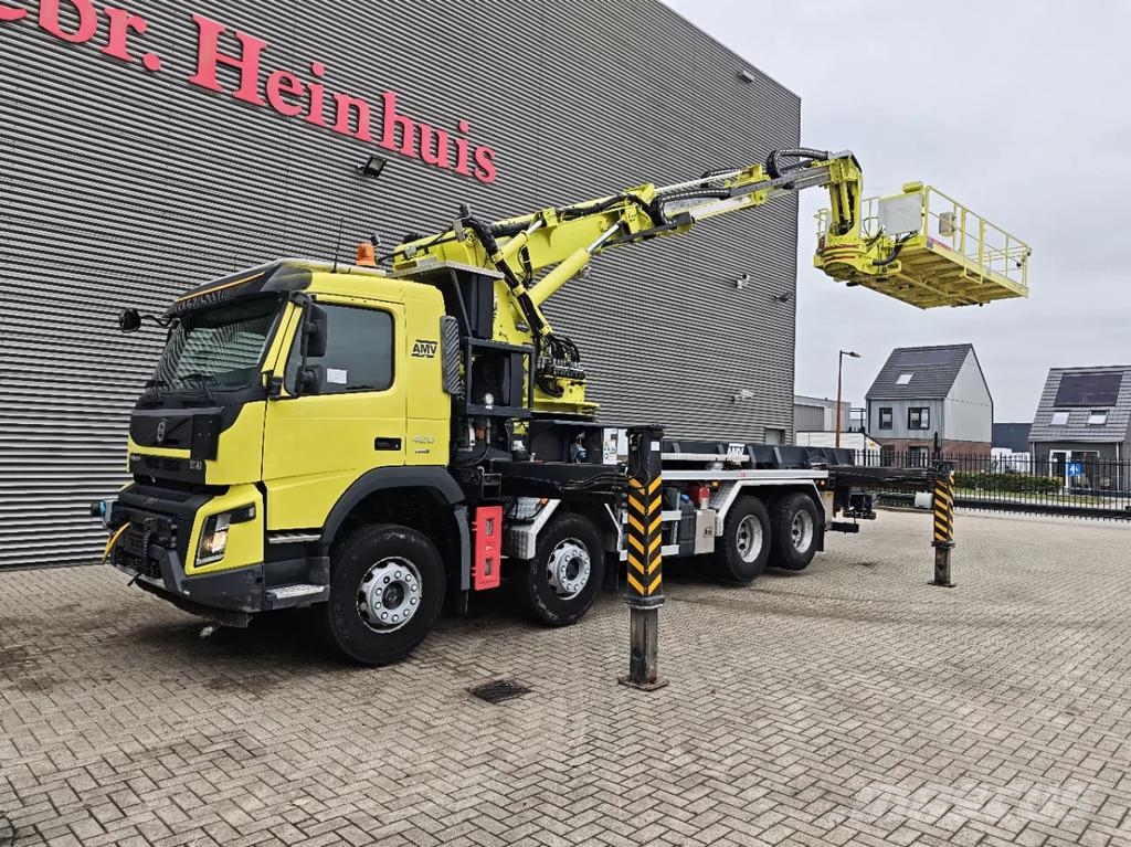 Volvo FMX 420 8x4 AMV 11 SWL 1000 QR Tunnelplatform Truck mounted aerial platforms