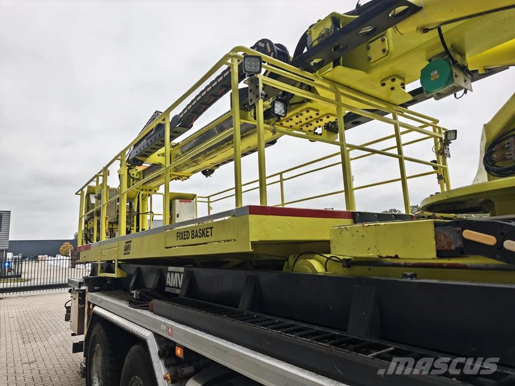 Volvo FMX 420 8x4 AMV 11 SWL 1000 QR Tunnelplatform Truck mounted aerial platforms